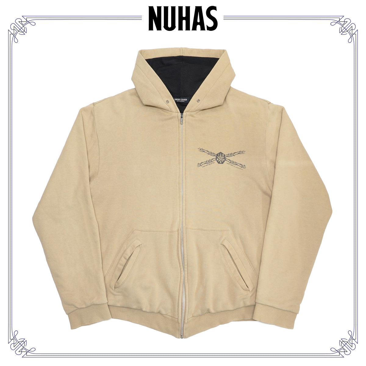 UNDERCOVER 1996aw WIRE ZIP-UP SWEAT BEG(NUHAS-0165) – NEUTRAL Buzz