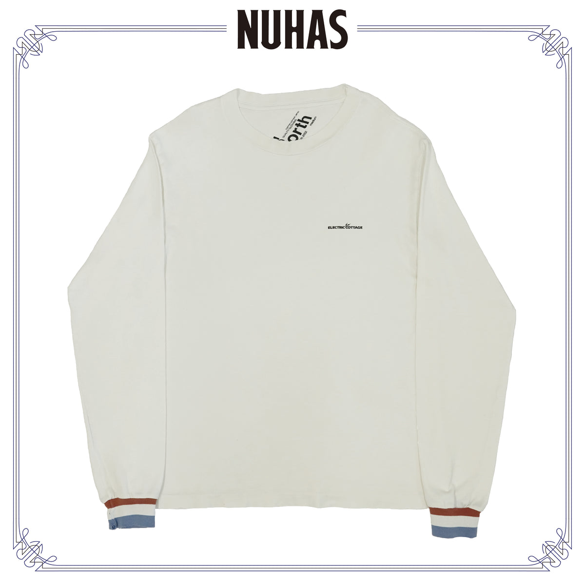 EC north 2002 TRICOLOR RIB L/S Tee (NUHAS-0095) – NEUTRAL Buzz