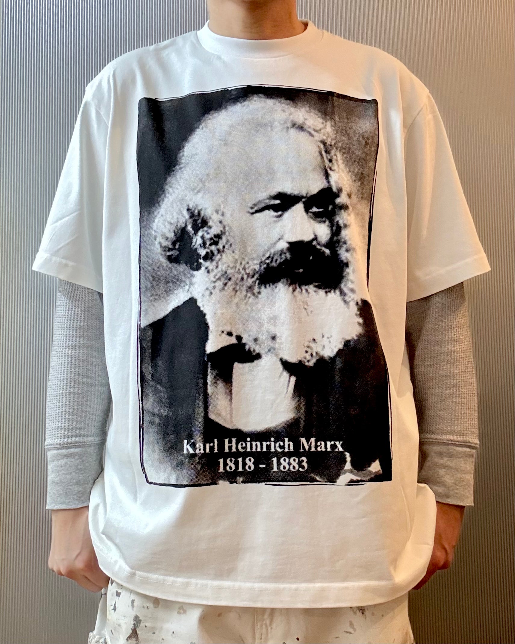 Marx Tee (NBR26SSST-4) WHT/BLK/PPL – NEUTRAL Buzz Reaction
