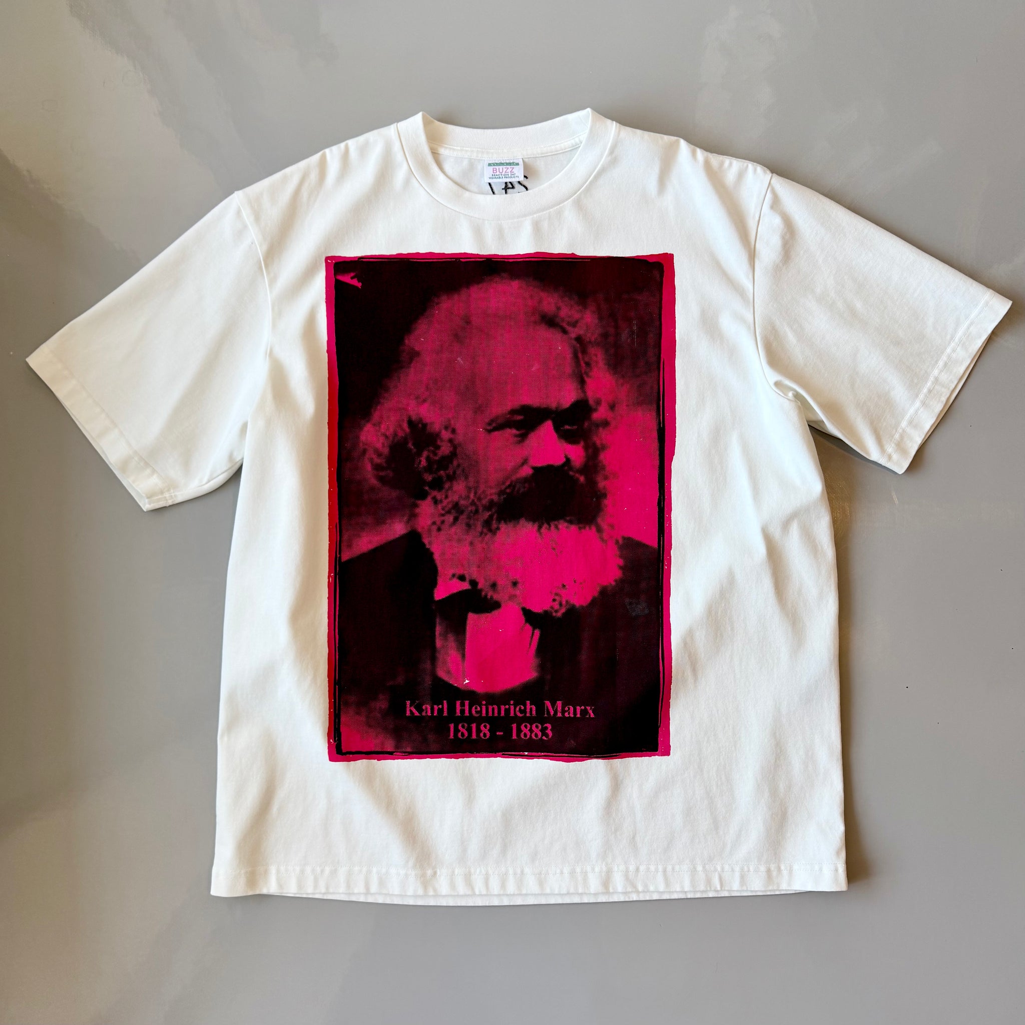 Marx Tee (NBR26SSST-4) WHT/BLK/RED – NEUTRAL Buzz Reaction